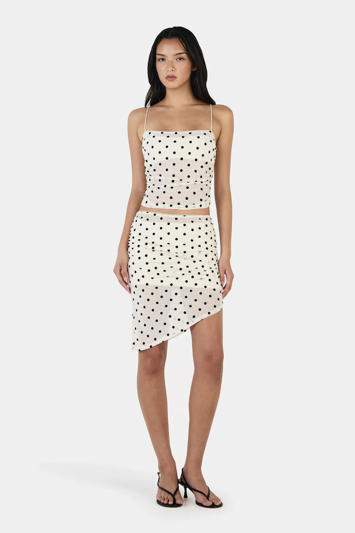 Ownley Asena Cami-Cream Polka