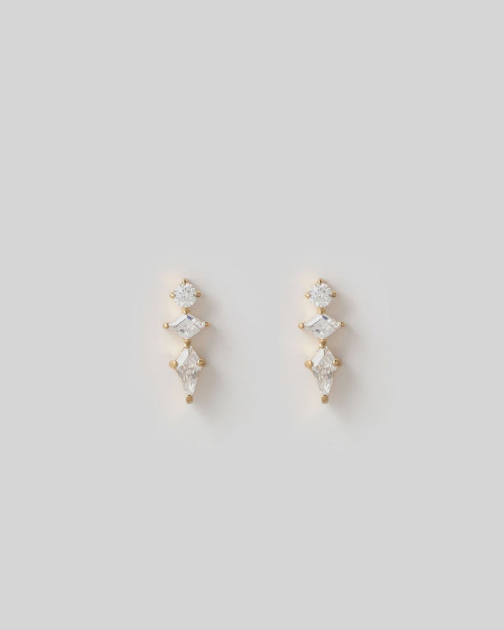 Arms Of Eve Ava Flat Back Earrings Gold