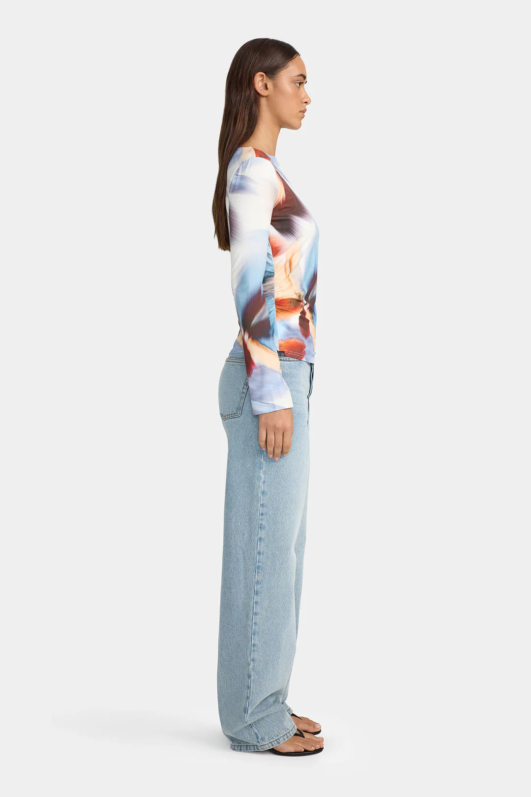 Ownley Azalea Top - Smokey Haze