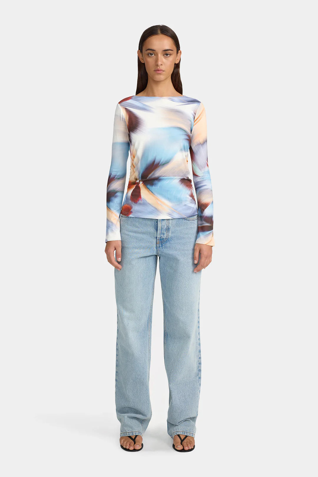 Ownley Azalea Top - Smokey Haze