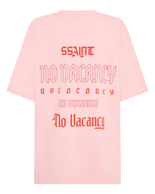 SŚAINT No Vacancy Tee - Pink