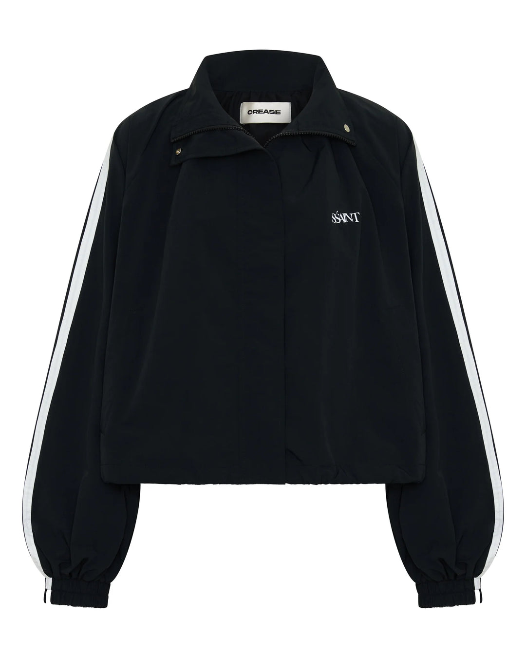 Ssaint Balloon Zip Windbreaker - Black