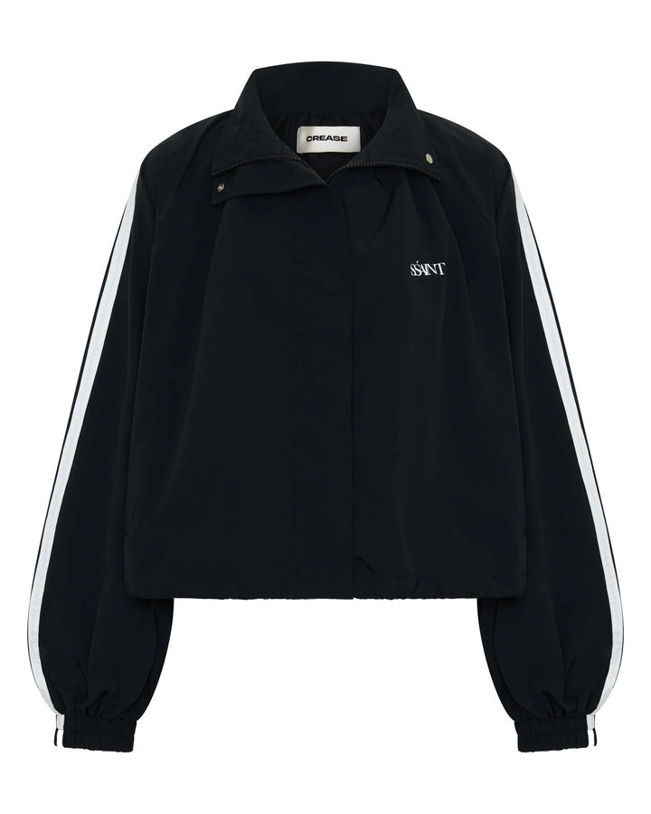 Ssaint Balloon Zip Windbreaker - Black