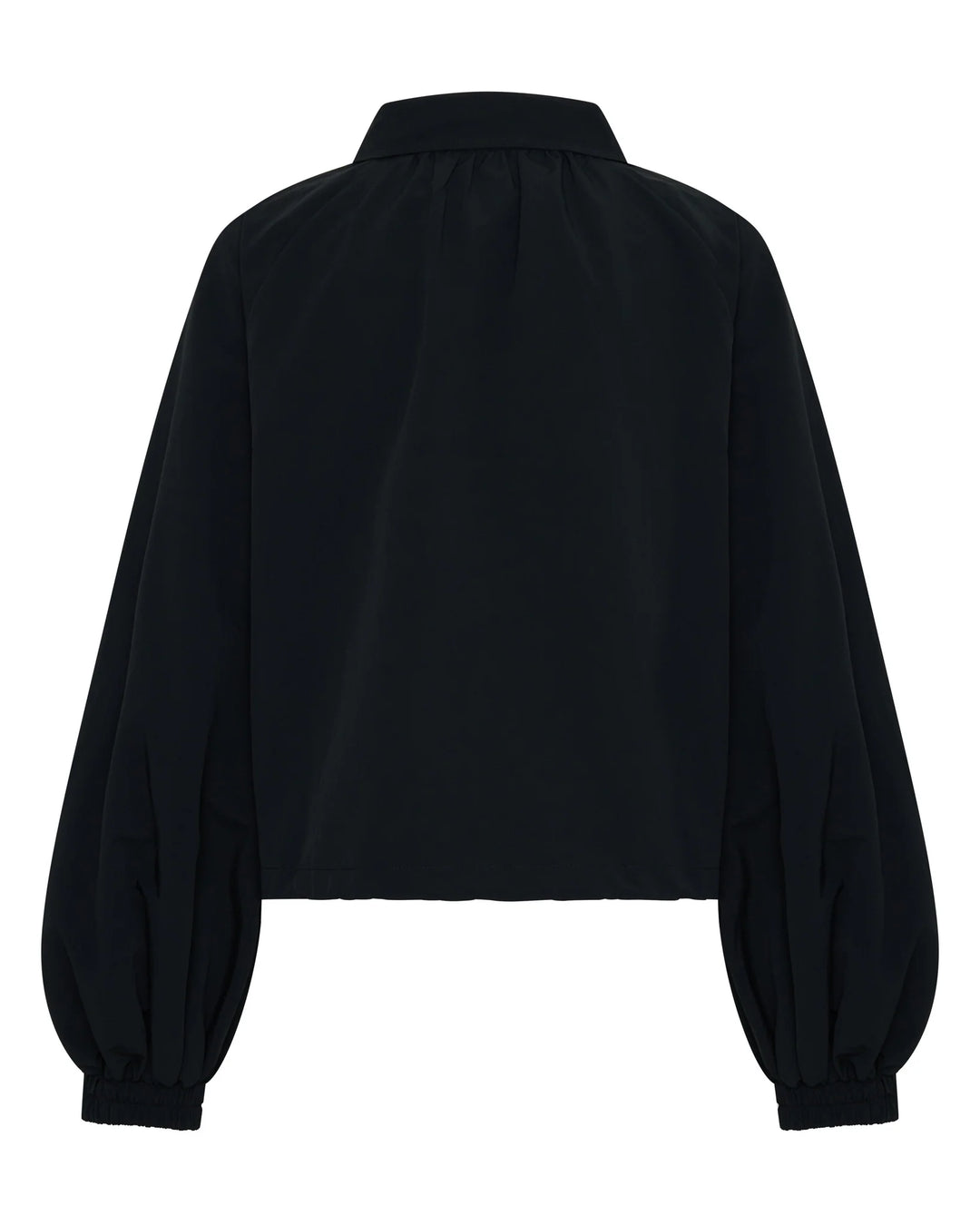 Ssaint Balloon Zip Windbreaker - Black