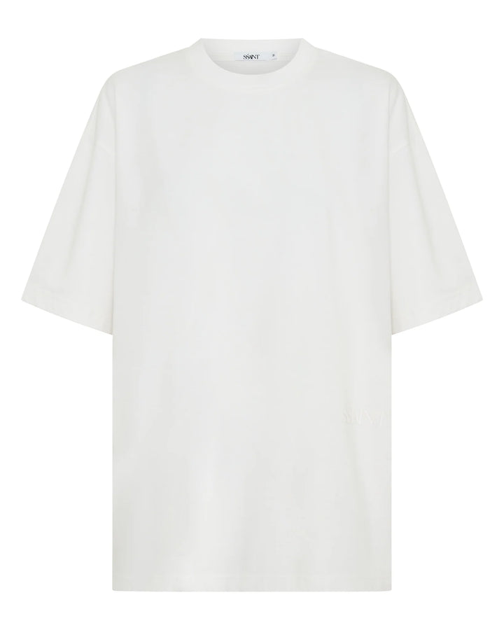Ssaint Boxy Tonal Tee - Vintage White