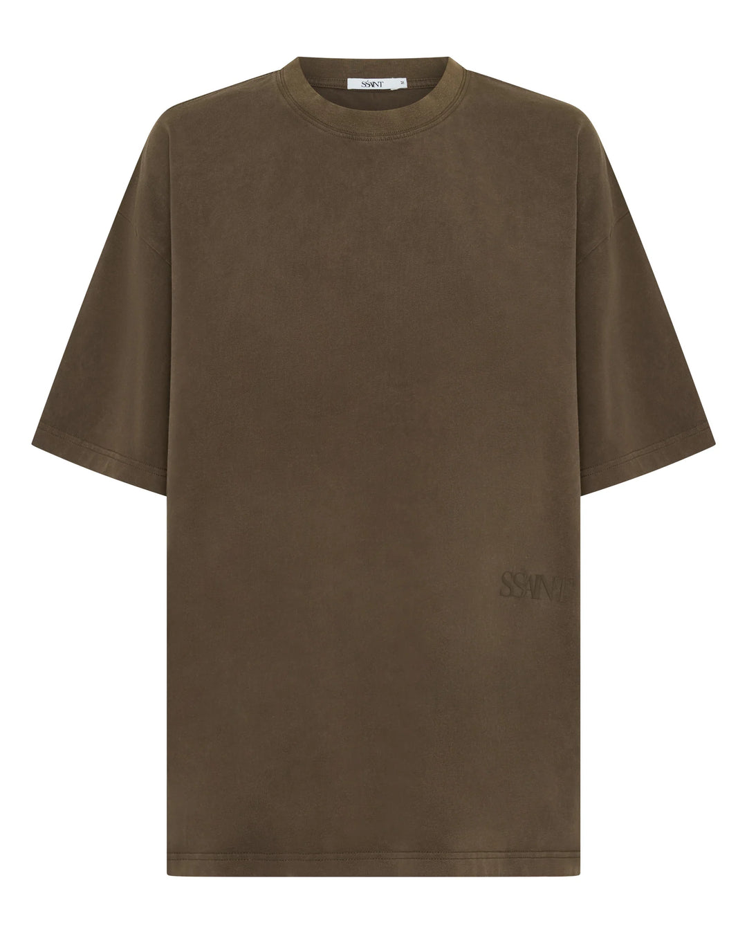 Ssaint Boxy Tonal Tee - Vintage Brown
