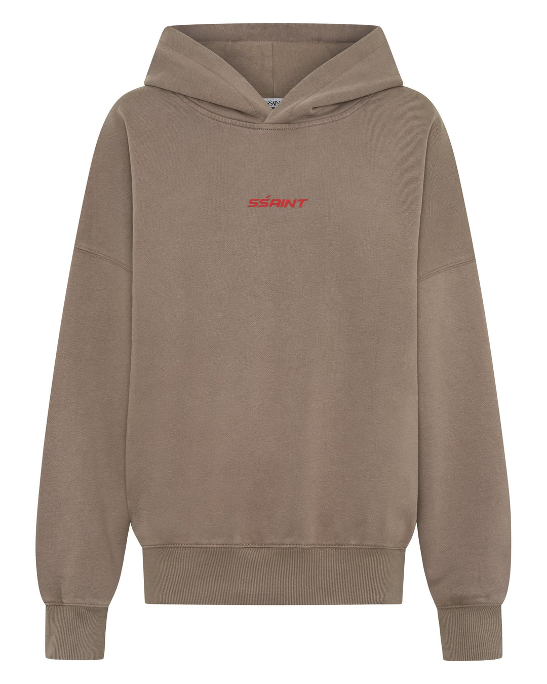 Ssaint Hoodie Acid Wash Jumper - Beige