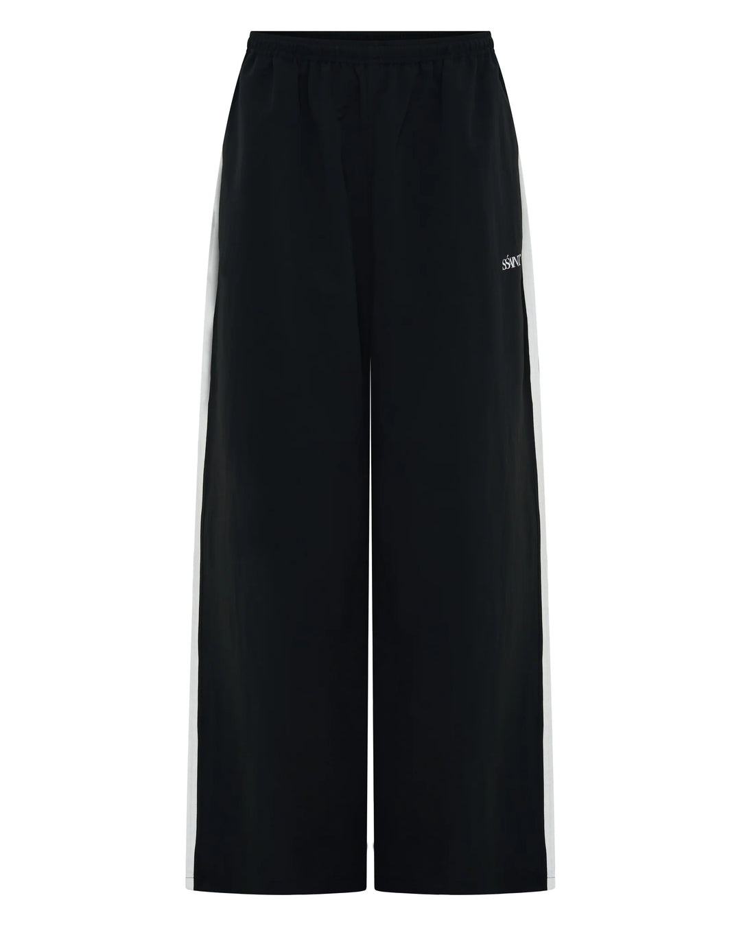 Ssaint Windbreaker Loose Pants - Black