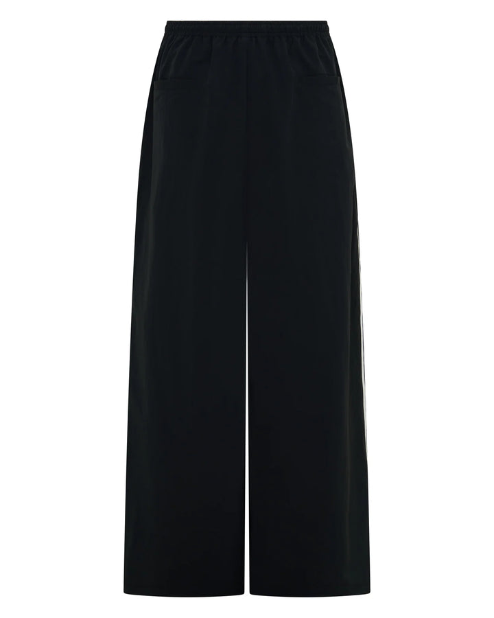 Ssaint Windbreaker Loose Pants - Black