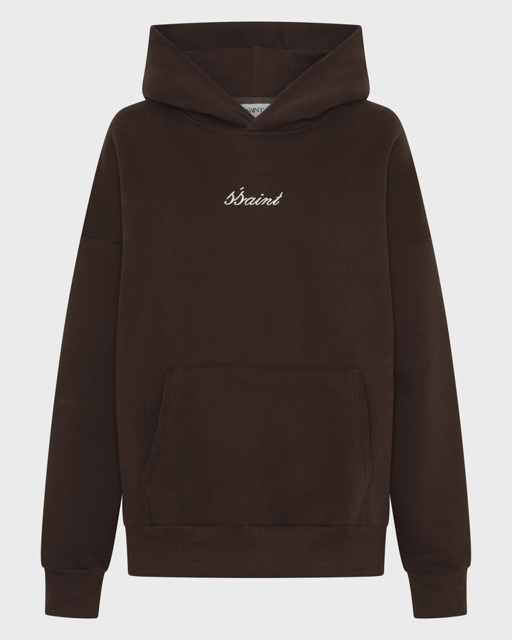 SSAINT Tonal Hoodie - Chocolate