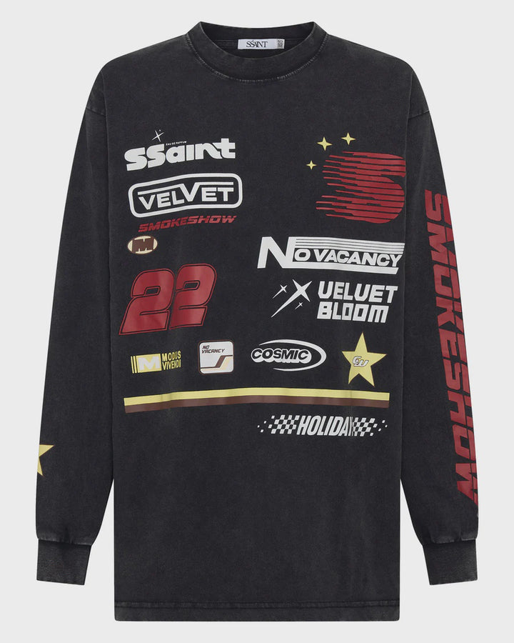 SŚAINT Icon Moto Tee-Black