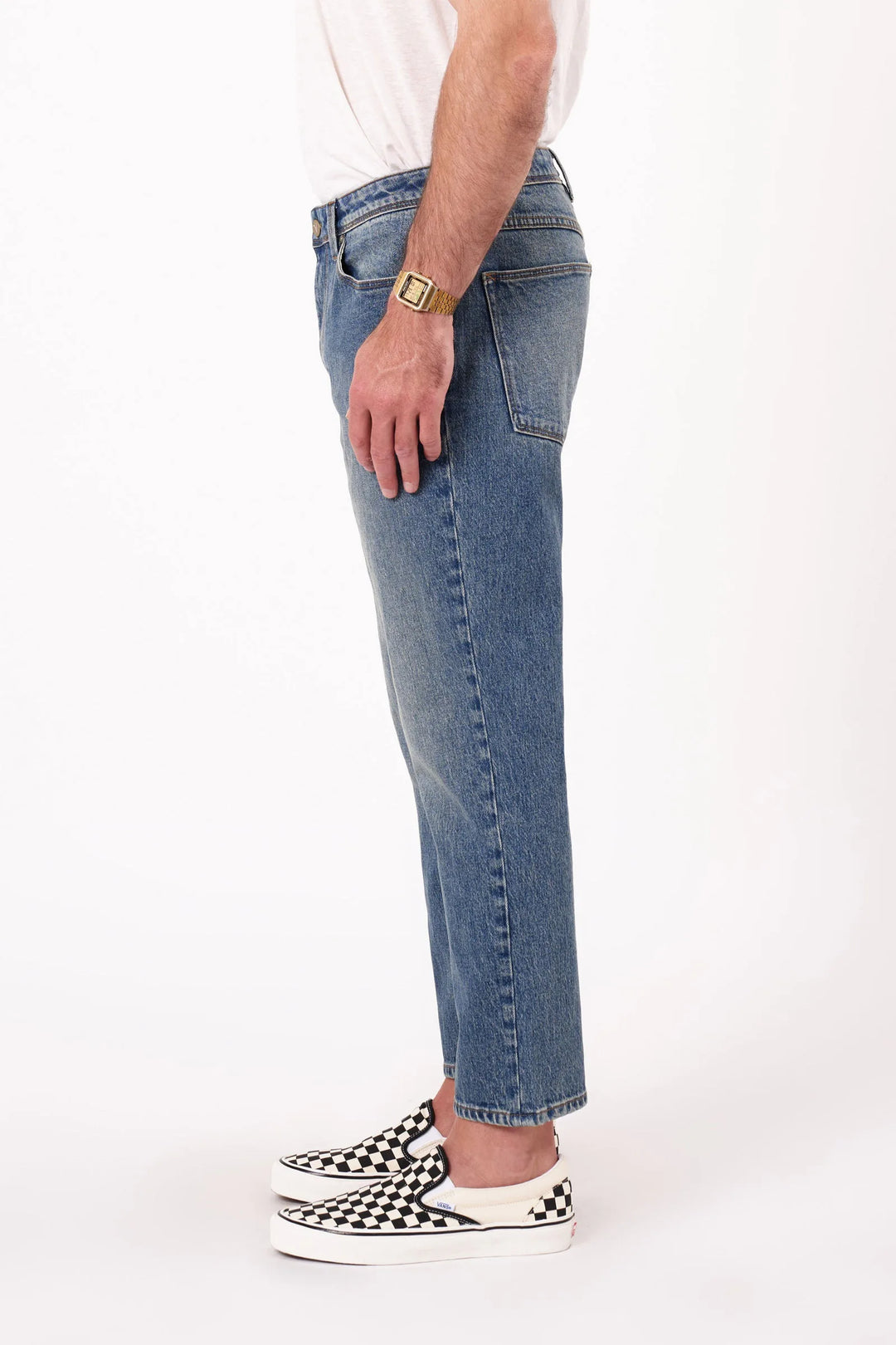 Abrand Crop Straight Jeans- Alex