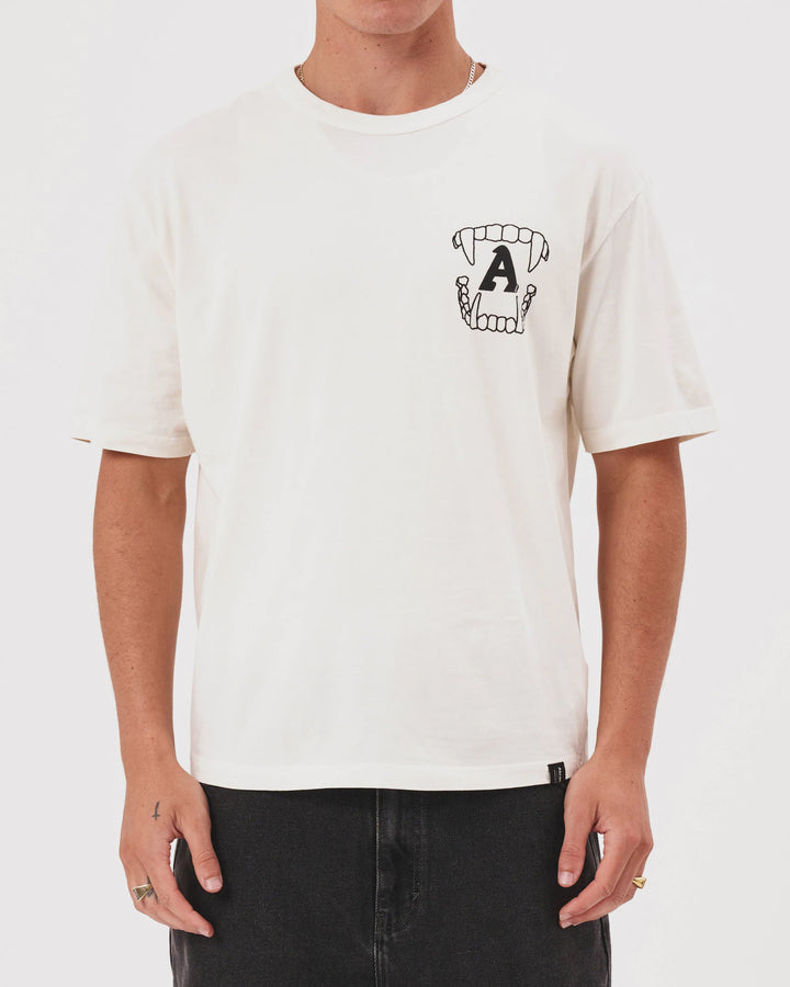 Abrand Gnasher Tee - Ghost White