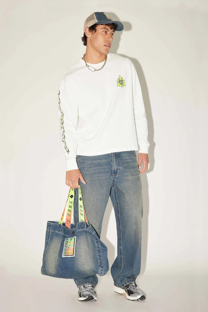 Abrand X Ripcurl Collab A6 Big Baggy Jean - Zane Board - Dark Vintage Indigo