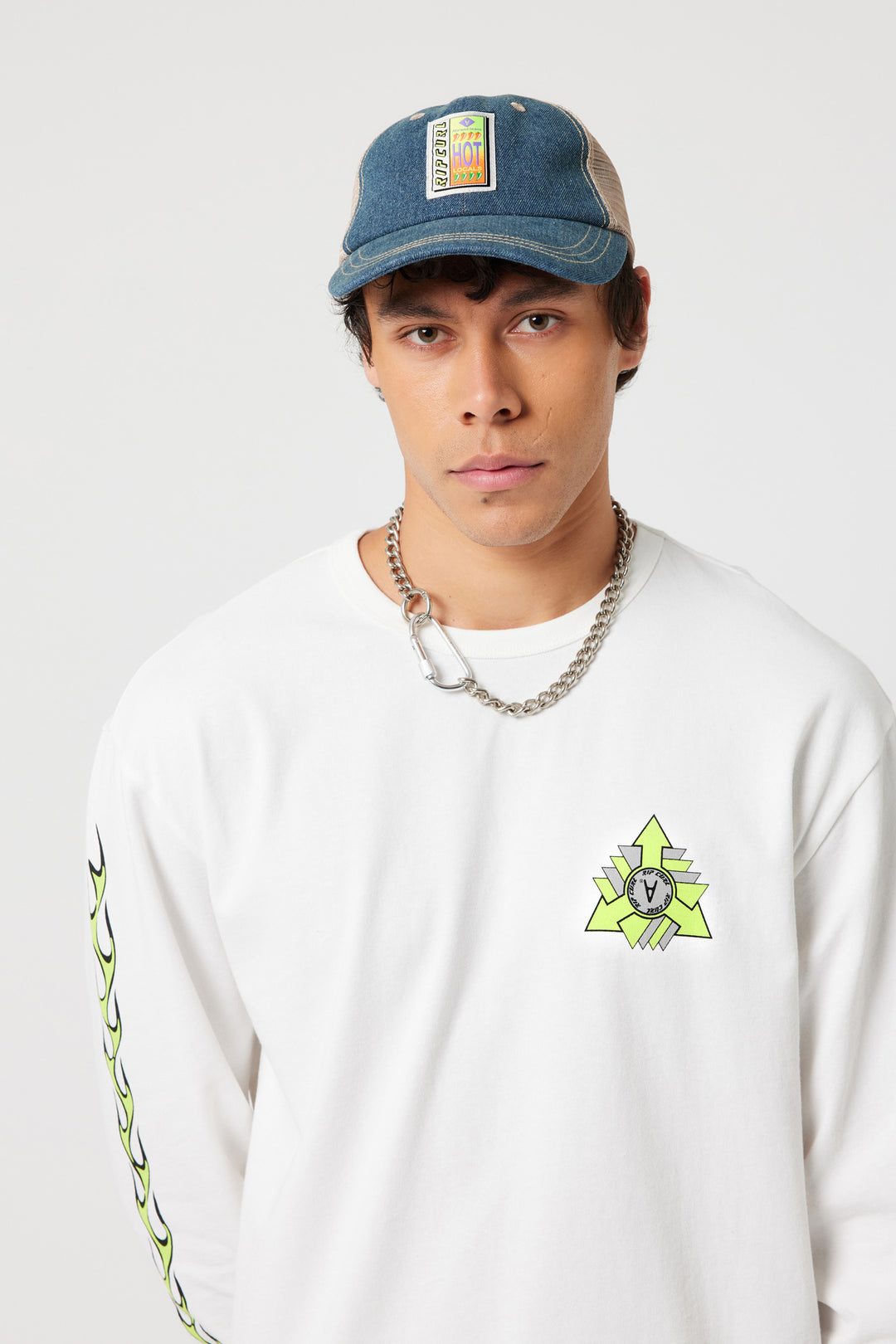 Abrand X Ripcurl Collab Hot Locals Cap - Zane - Dark Vintage Indigo