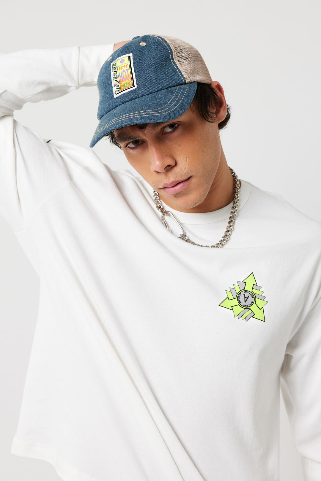 Abrand X Ripcurl Collab Hot Locals Cap - Zane - Dark Vintage Indigo