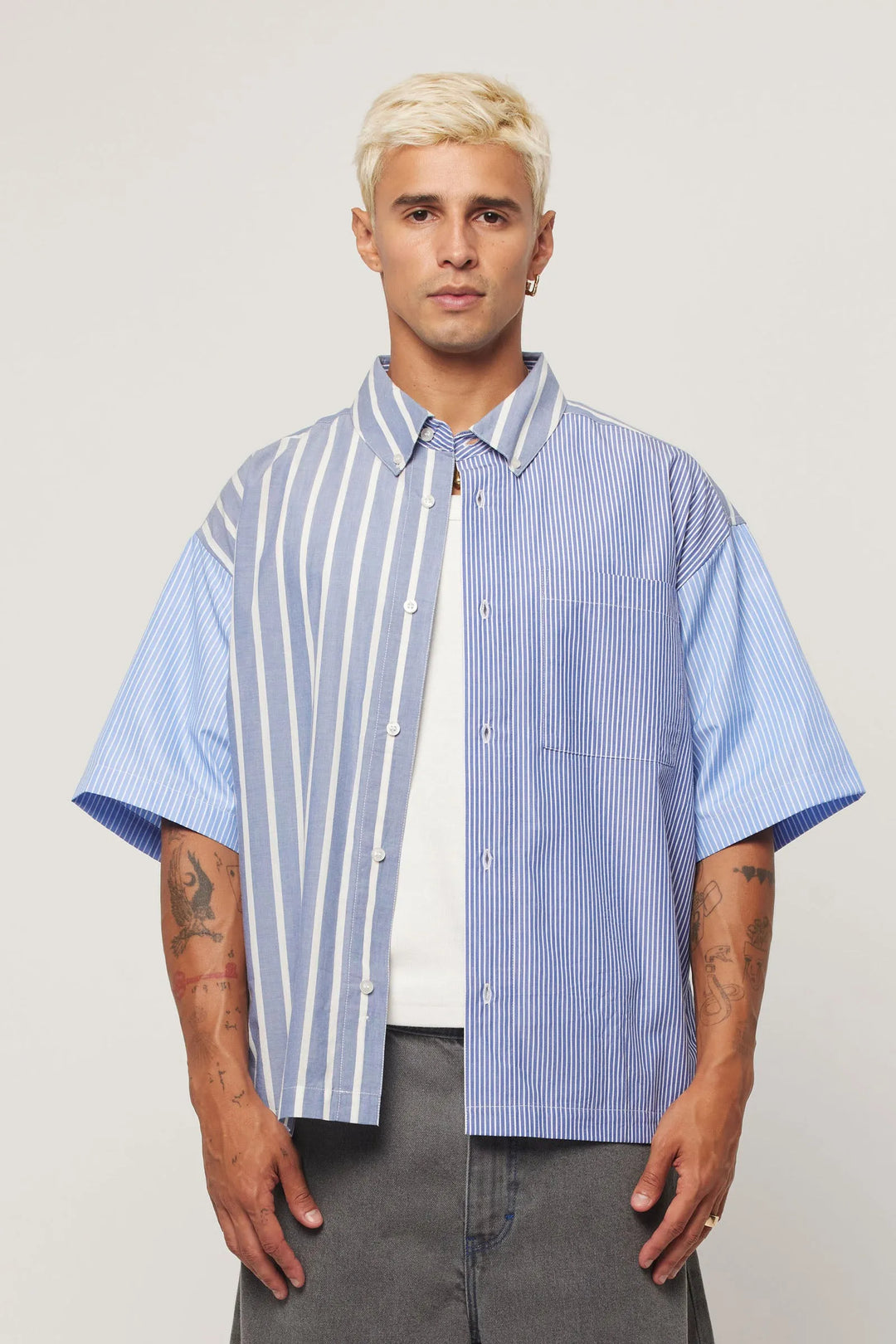 Abrand Bobby Mixmaster Shirt - Business Blue