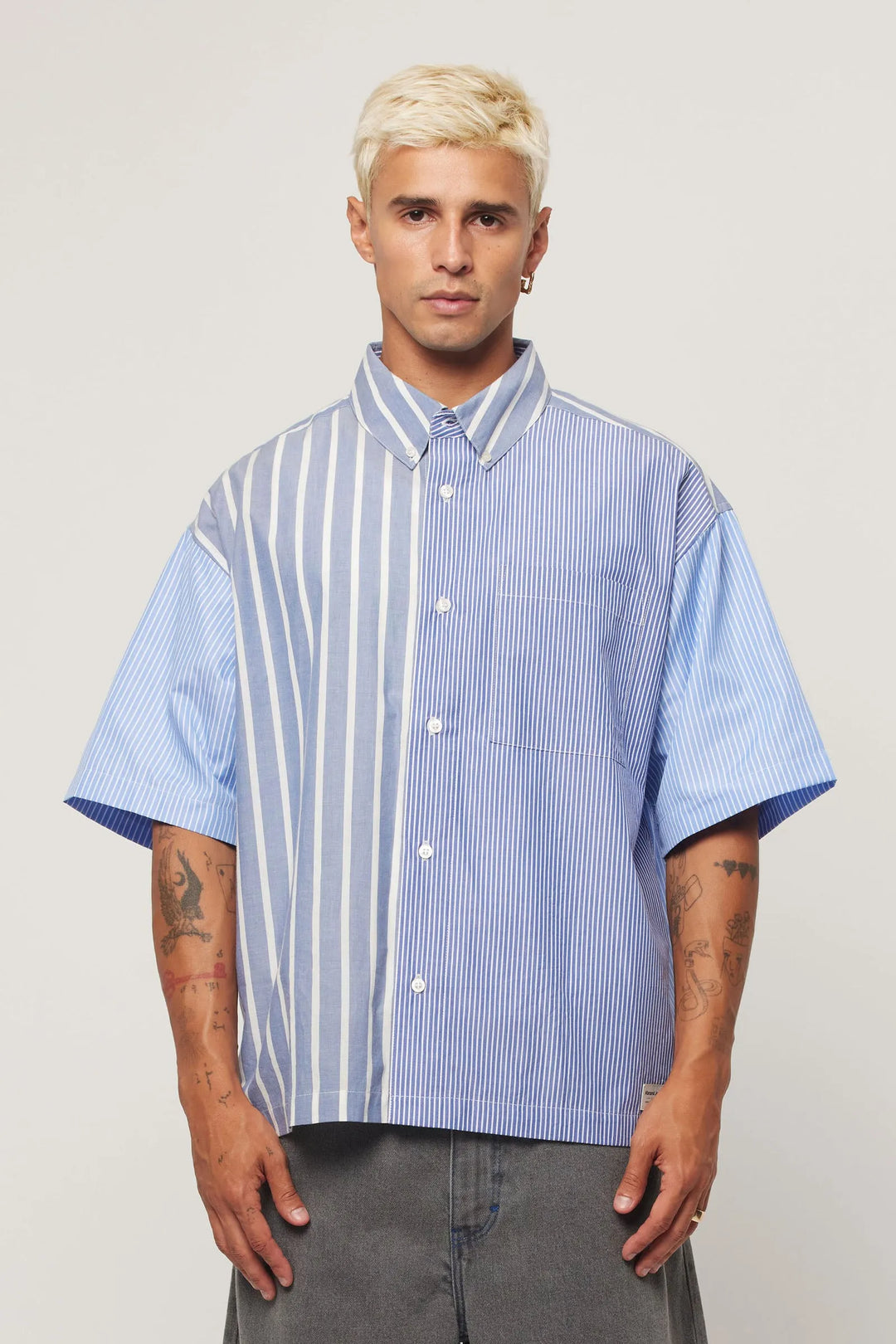 Abrand Bobby Mixmaster Shirt - Business Blue