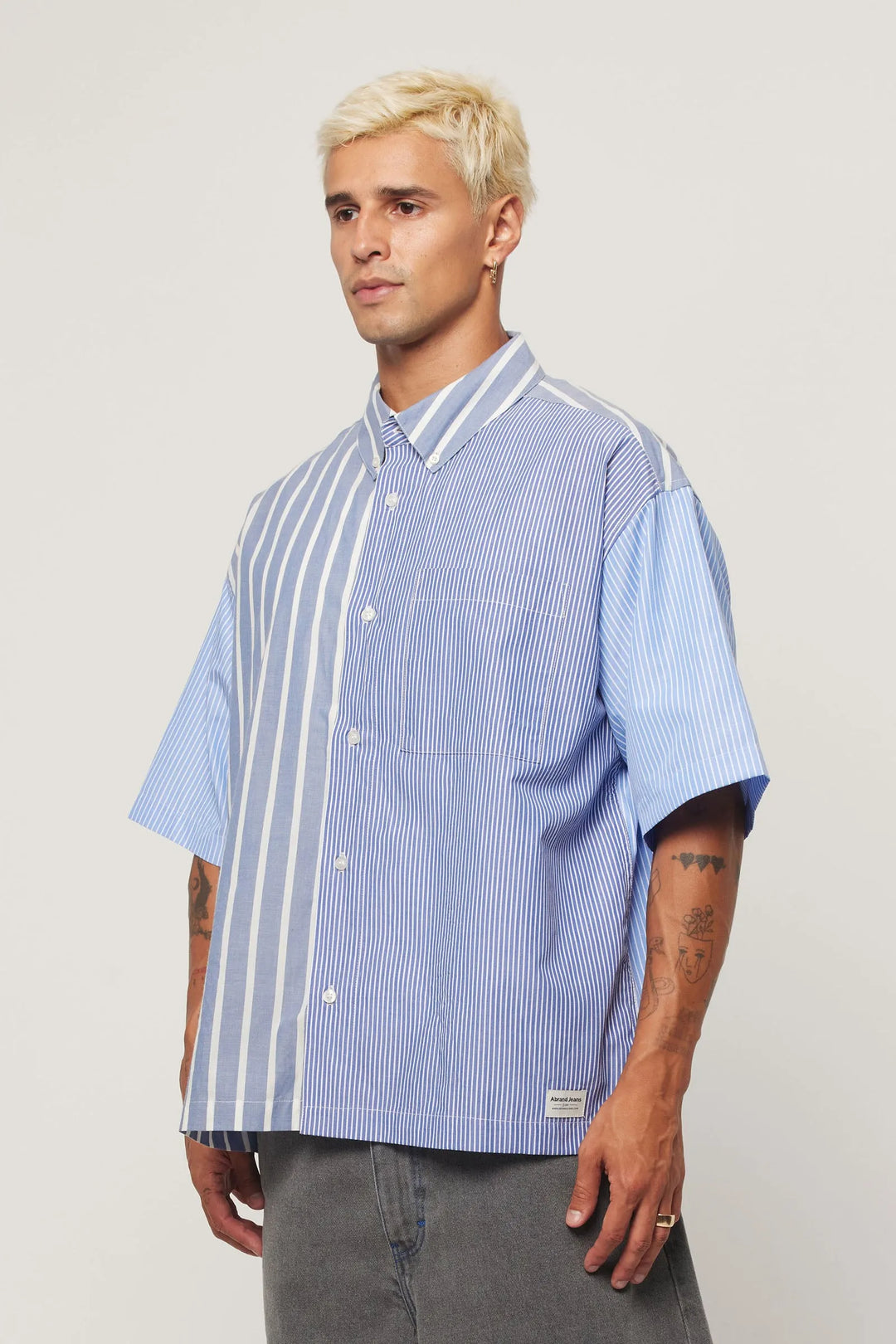 Abrand Bobby Mixmaster Shirt - Business Blue