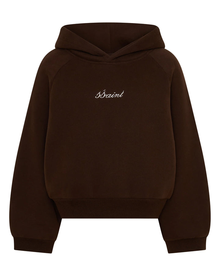 SSAINT Kids Tonal Hoodie - Choc