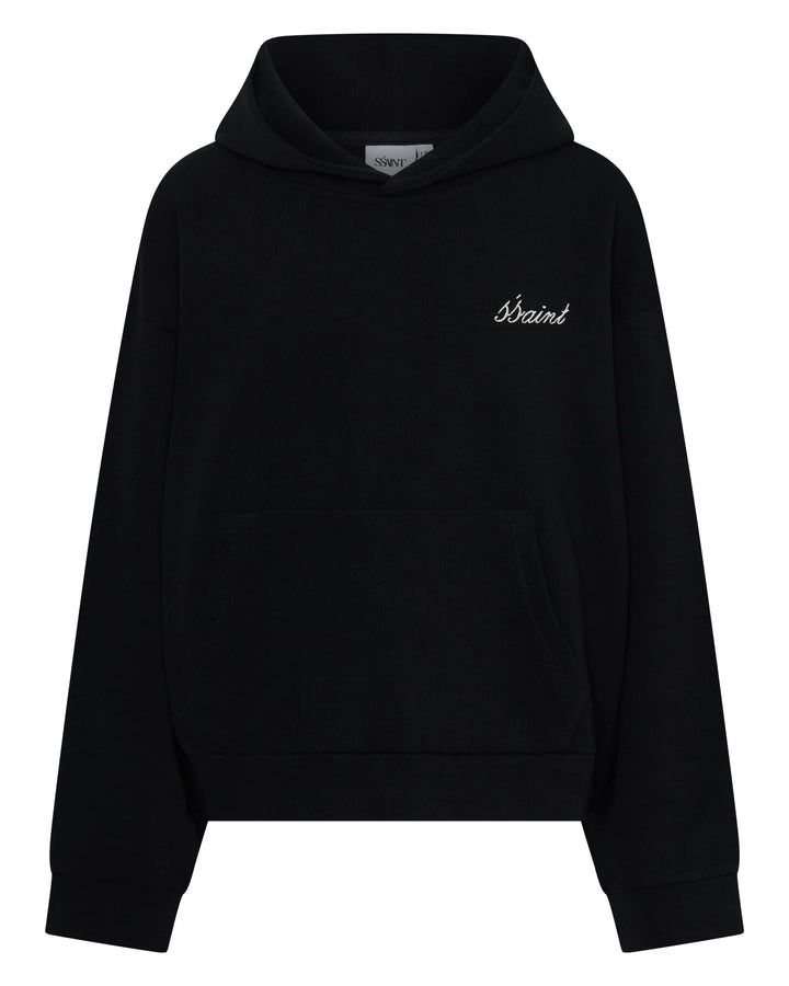 SSAINT Kids Logo Hoodie - Black/Butter
