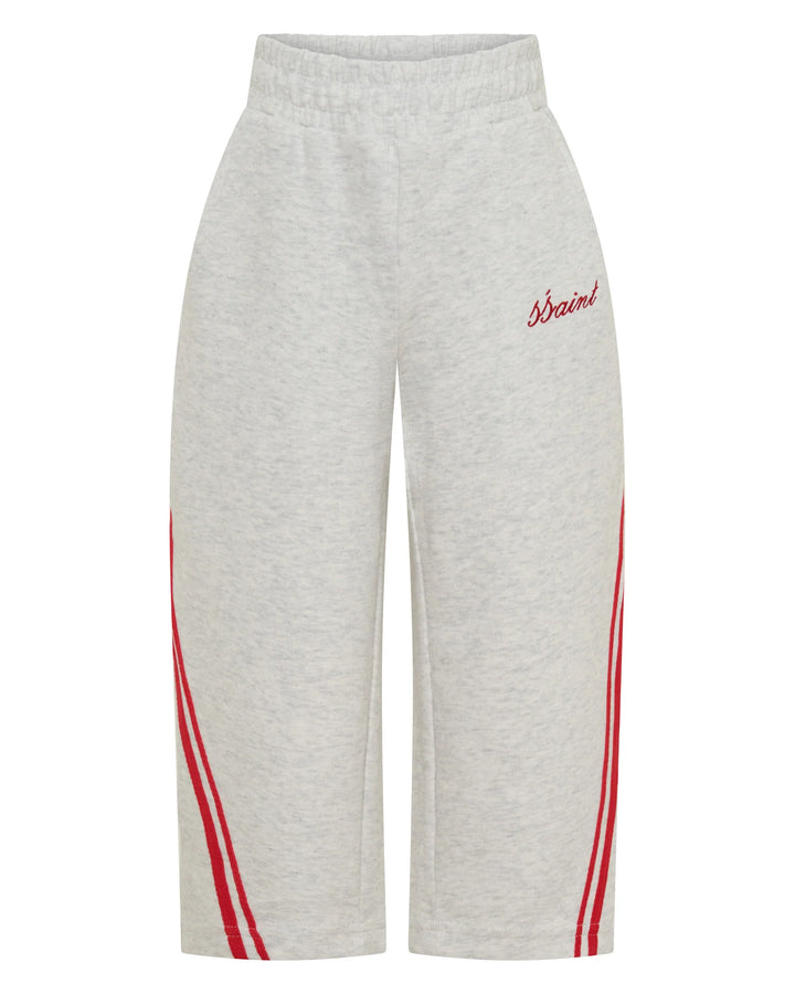 SSAINT Kids Barrel Pants - Grey/Red
