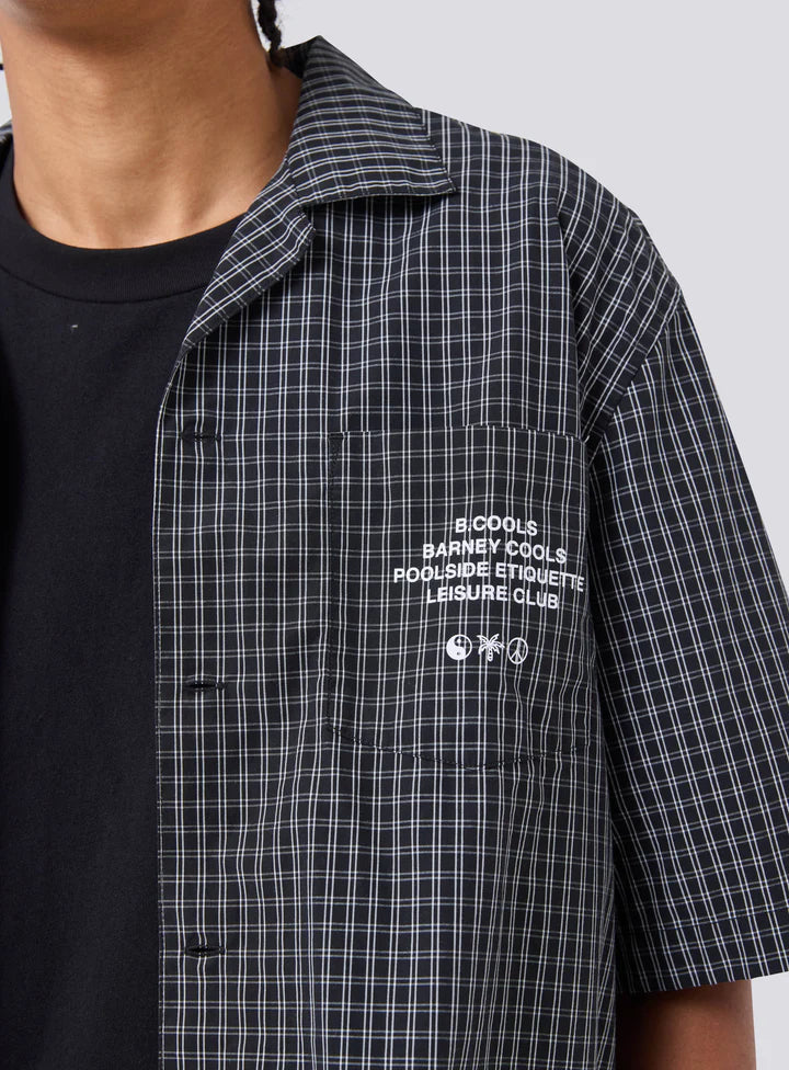 Barney Cools 10th Shirt - Black Plaid