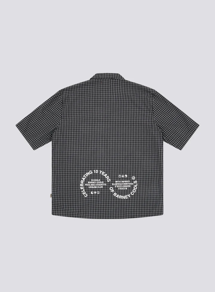 Barney Cools 10th Shirt - Black Plaid