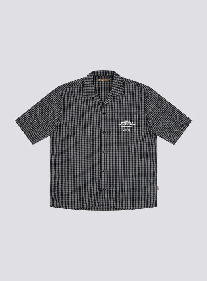 Barney Cools 10th Shirt - Black Plaid