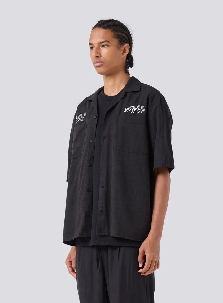 Barney Cools Boxy Shirt - Black