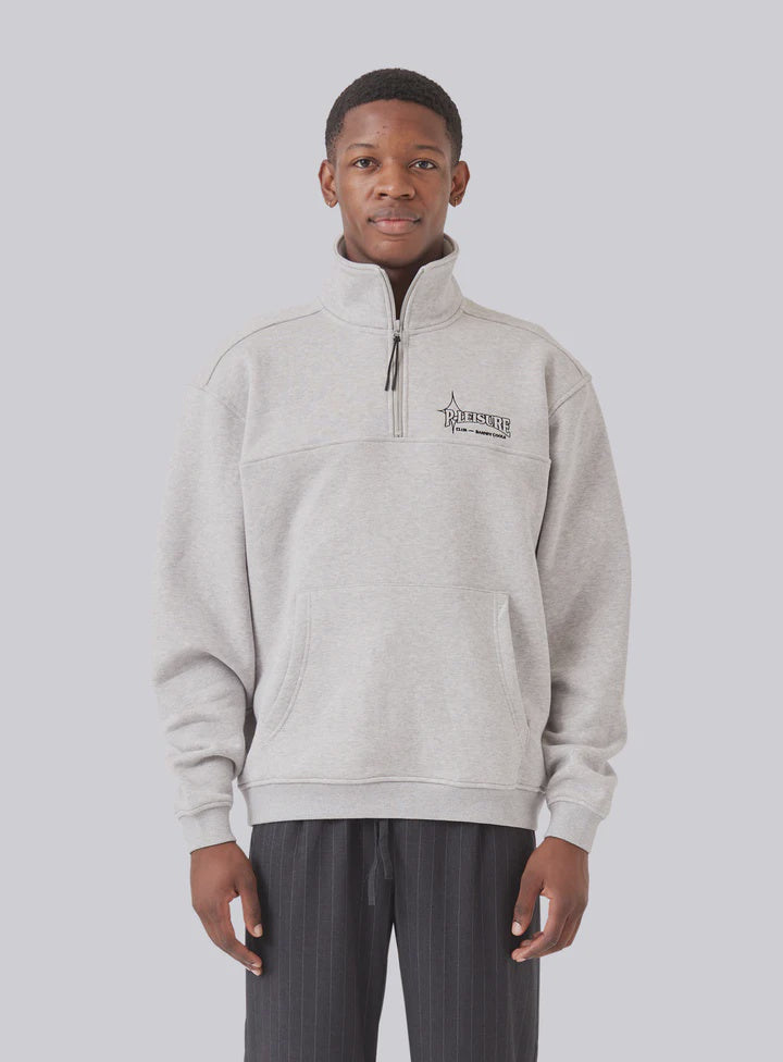 Barney Cools Club Pullover - Grey Marle