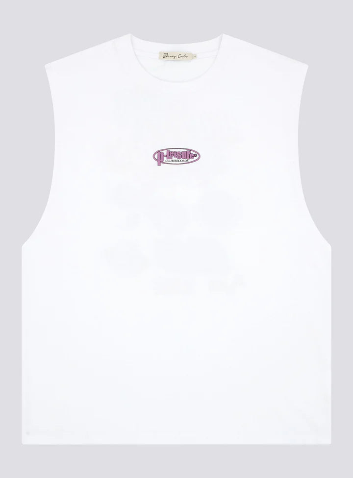 Barney Cools Montage Muscle Tank  - White