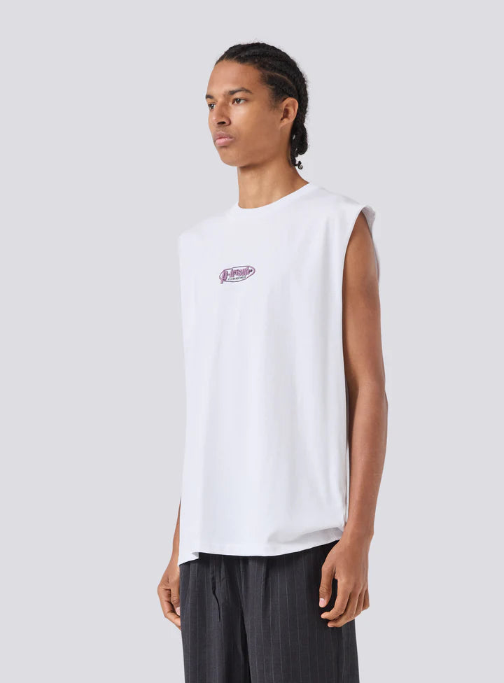 Barney Cools Montage Muscle Tank  - White