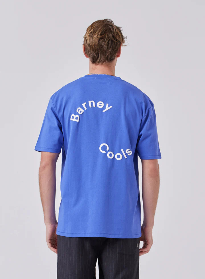 Barney Cools Path Tee - Cyber Blue