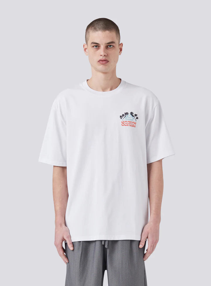 Barney Cools Safari Tee - White