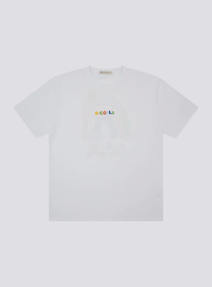 Barney Cools Watercolour Tee - White