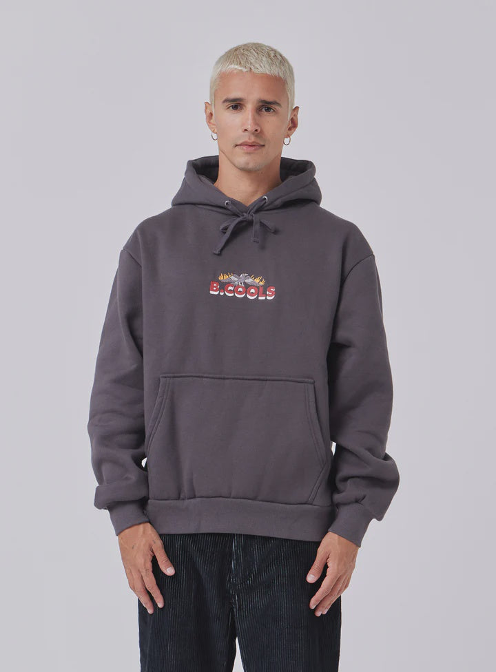 Barney Cools Swoopy Hood- Washed Black