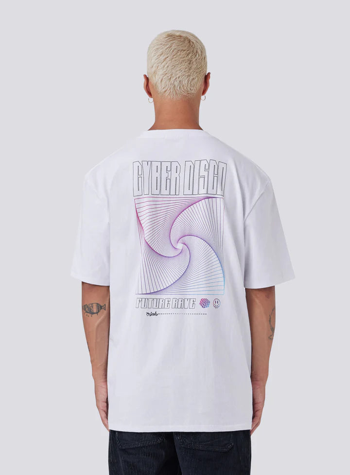 Barney Cools Cyber Homie Tee- White