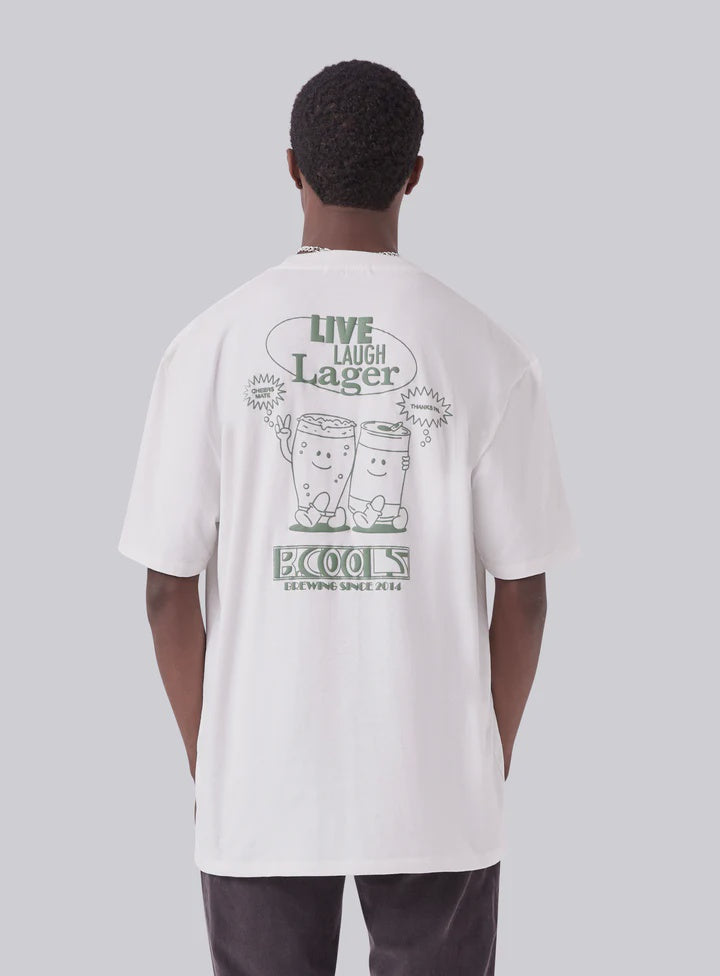 Barney Cools Lager Homie Tee - Vintage White