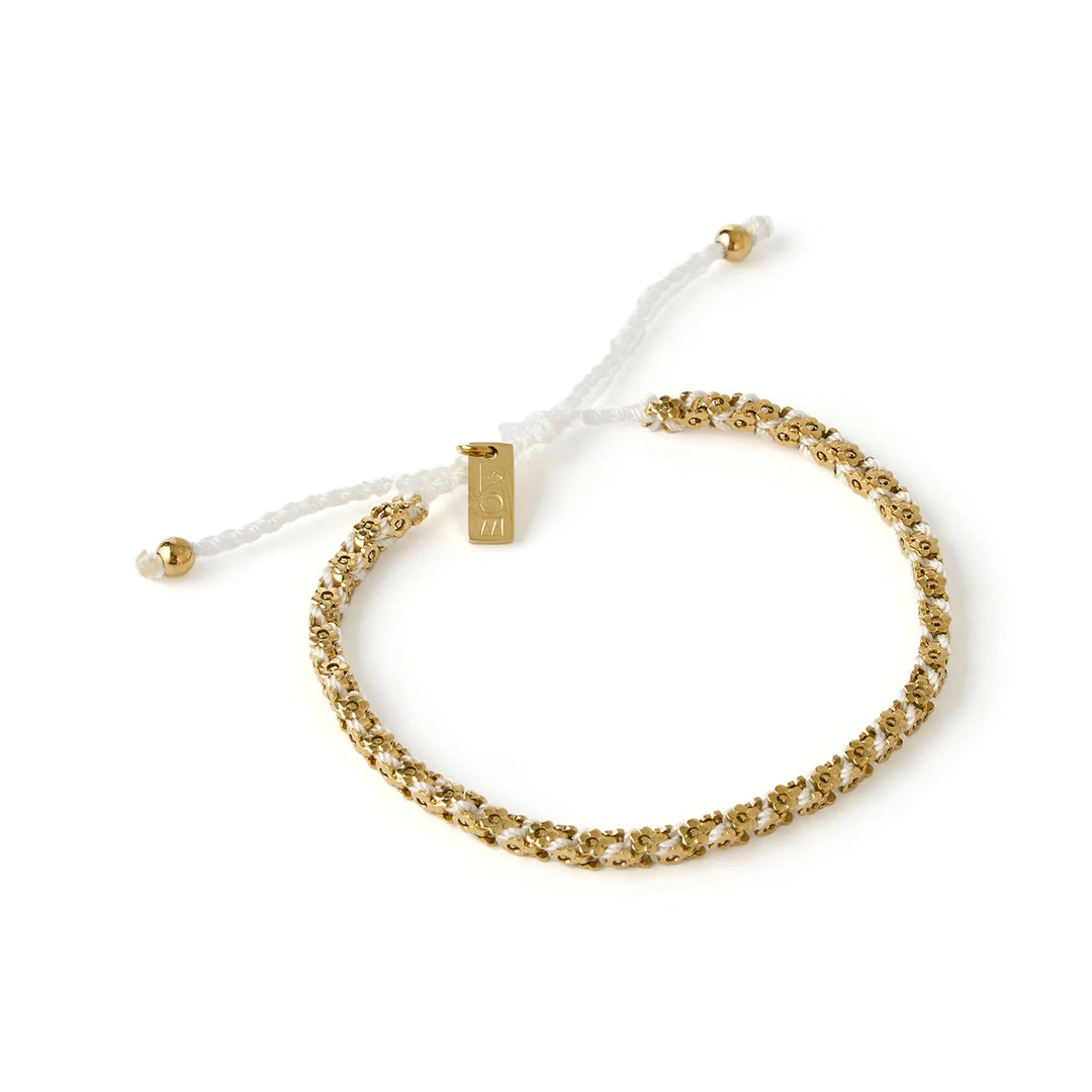 Arms Of Eve Beatrice Gold Bracelet - Vanilla