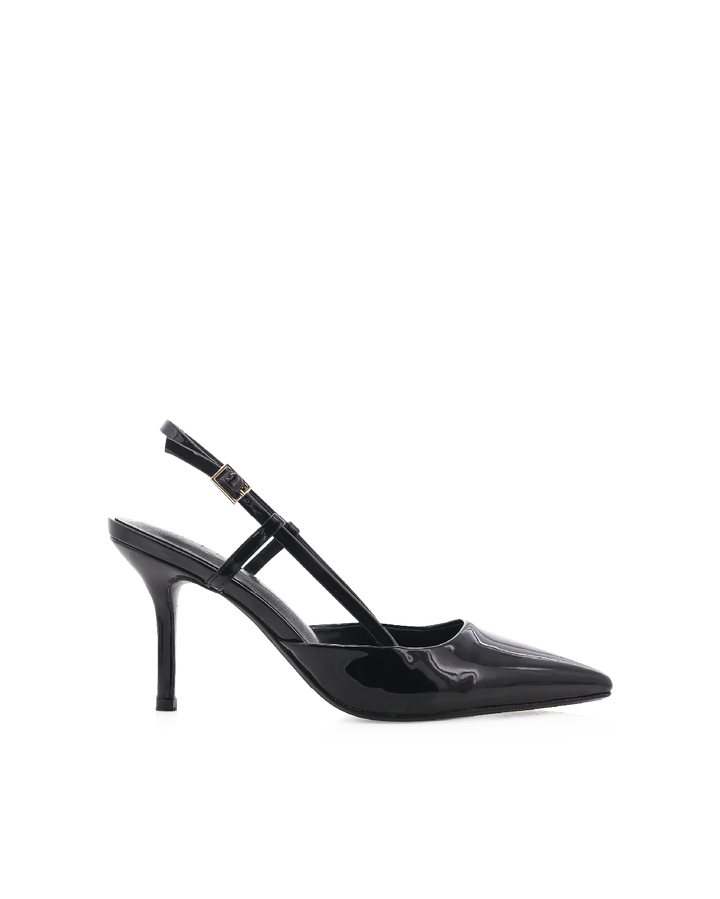 Billini Bethany Slingback Heel - Black Patent