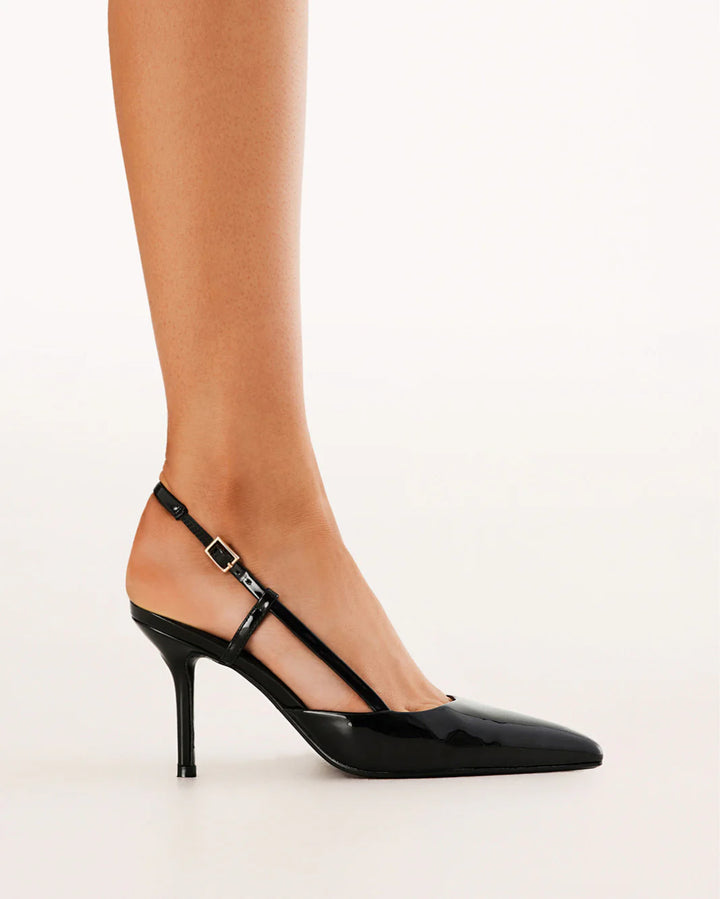 Billini Bethany Slingback Heel - Black Patent