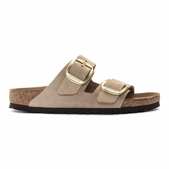 Arizona Big Buckle Sandcastle Nubuck Leather Narrow