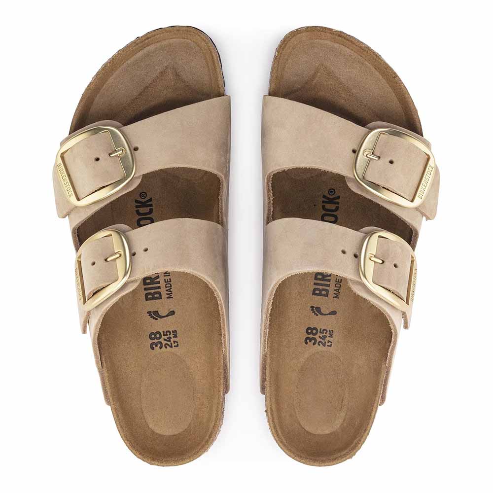 Arizona Big Buckle Sandcastle Nubuck Leather Regular