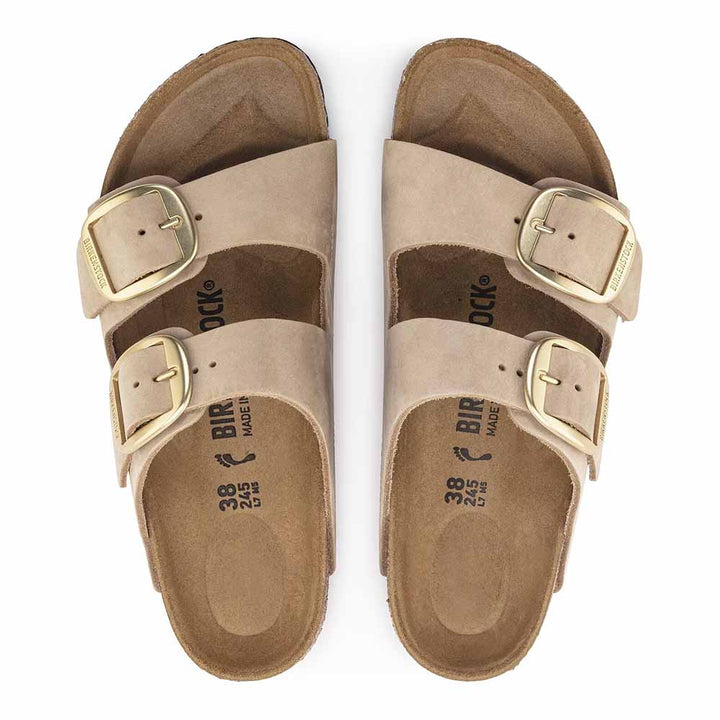 Arizona Big Buckle Sandcastle Nubuck Leather Regular