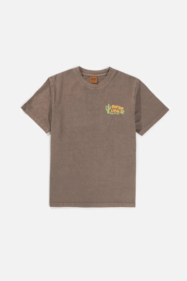 Rhythm Desert Vintage Short Sleeve Shirt - Brown