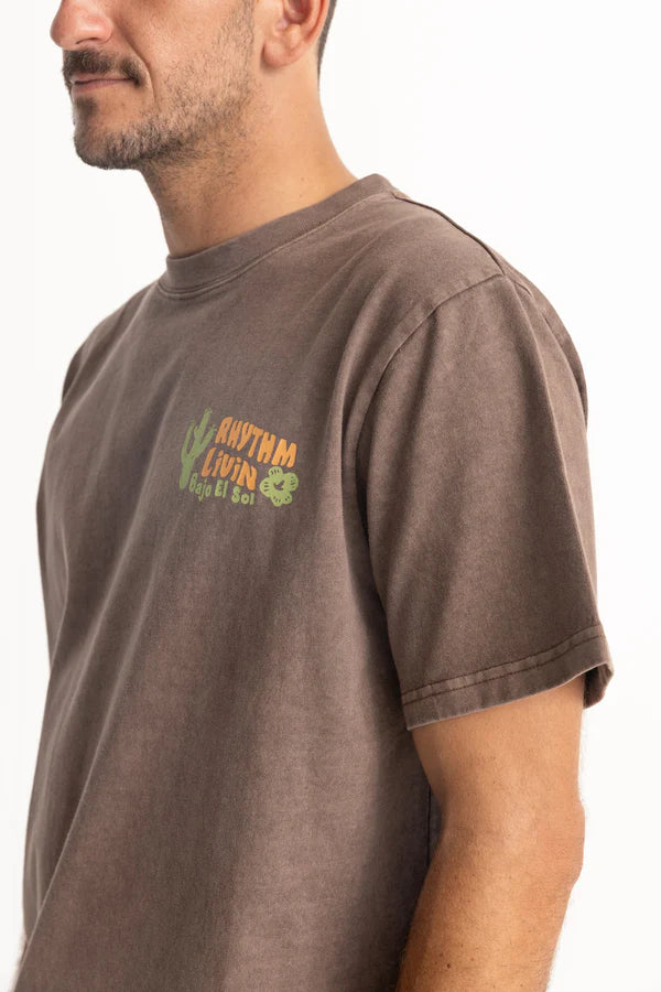 Rhythm Desert Vintage Short Sleeve Shirt - Brown