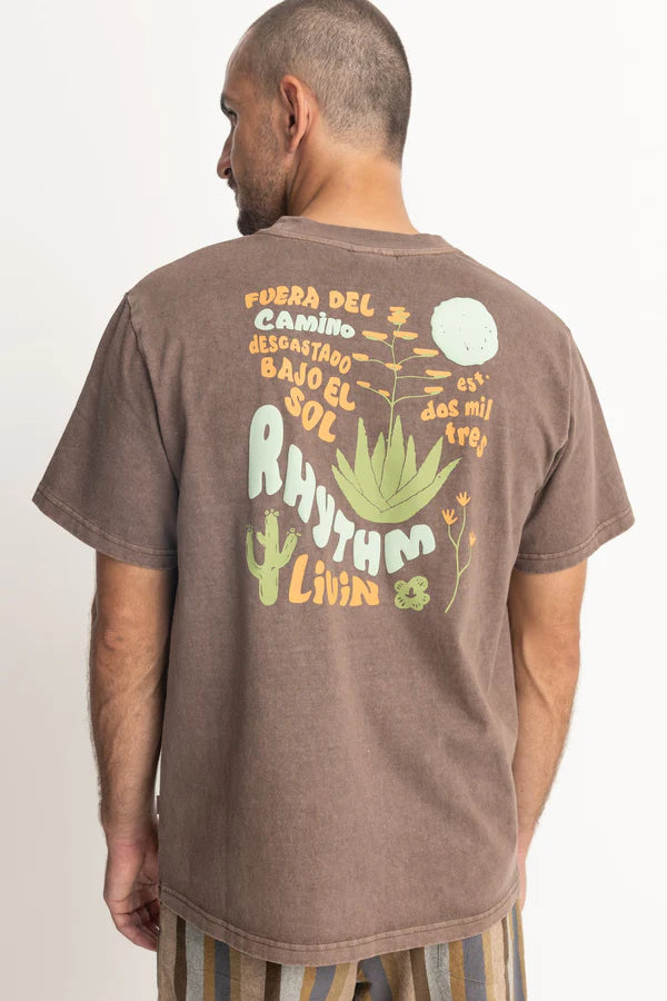 Rhythm Desert Vintage Short Sleeve Shirt - Brown