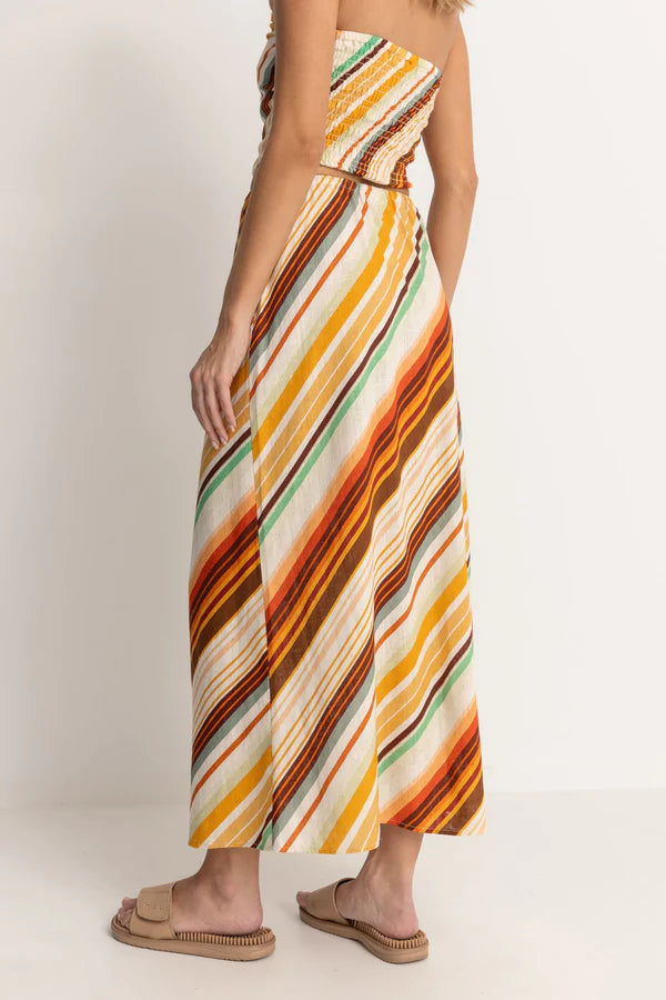 Rhythm Viva Stripe Maxi Skirt - Natural