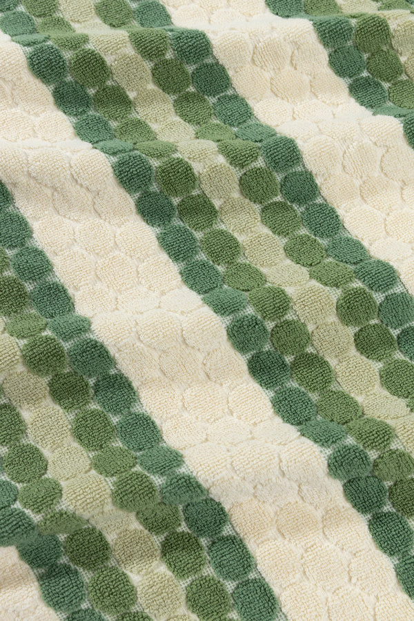 Rhythm Vacation Stripe Towel - Palm Green